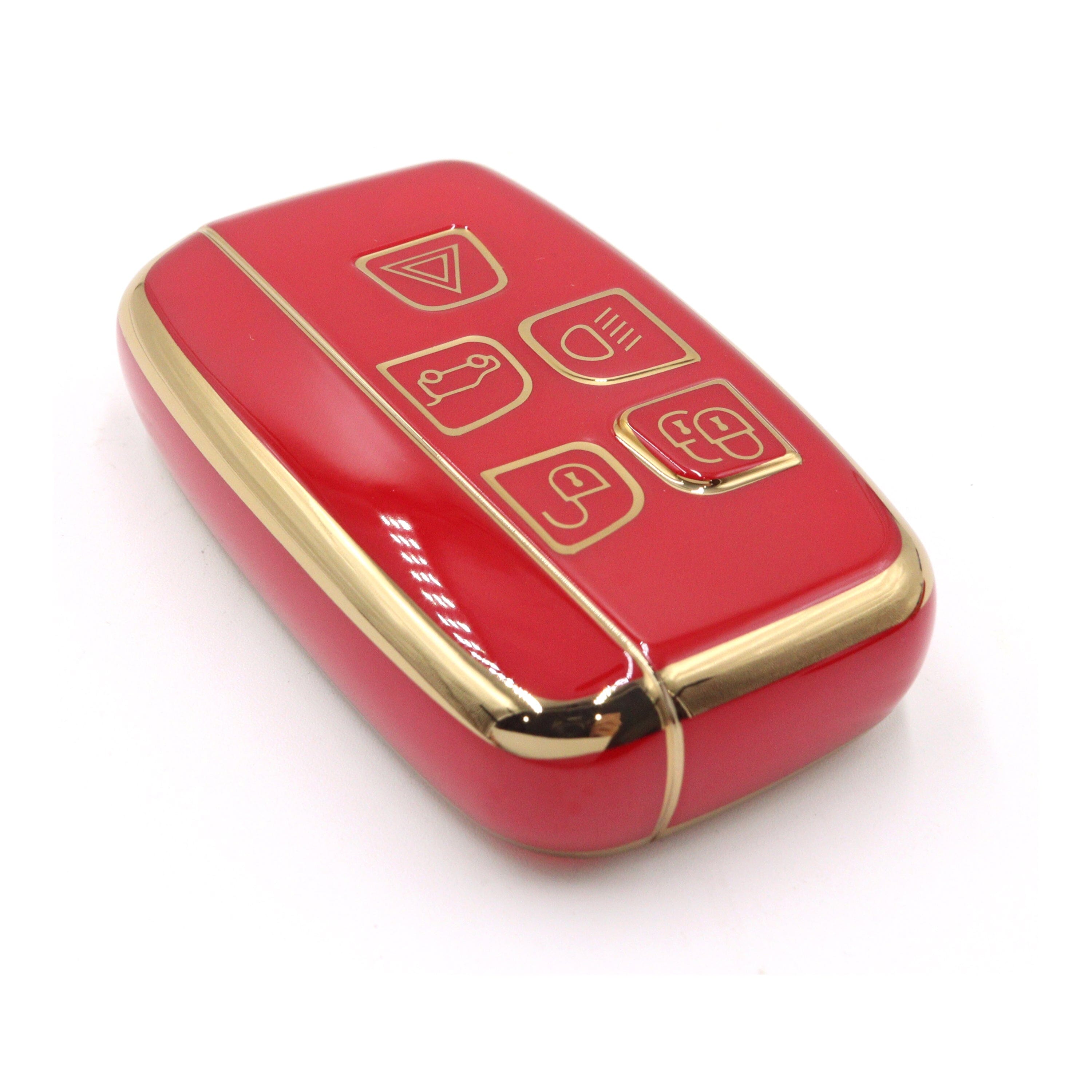 5 Button Red Car Key Sleeve To Suit Range Rover | Remote Pro